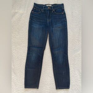 Madewell 9” High Rise Skinny Jeans - W25, Inseam 26”